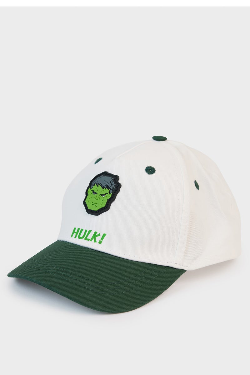 DeFacto Blue Boy Boy Marvel Avengers Printed Cotton Cap Casual - Image 1